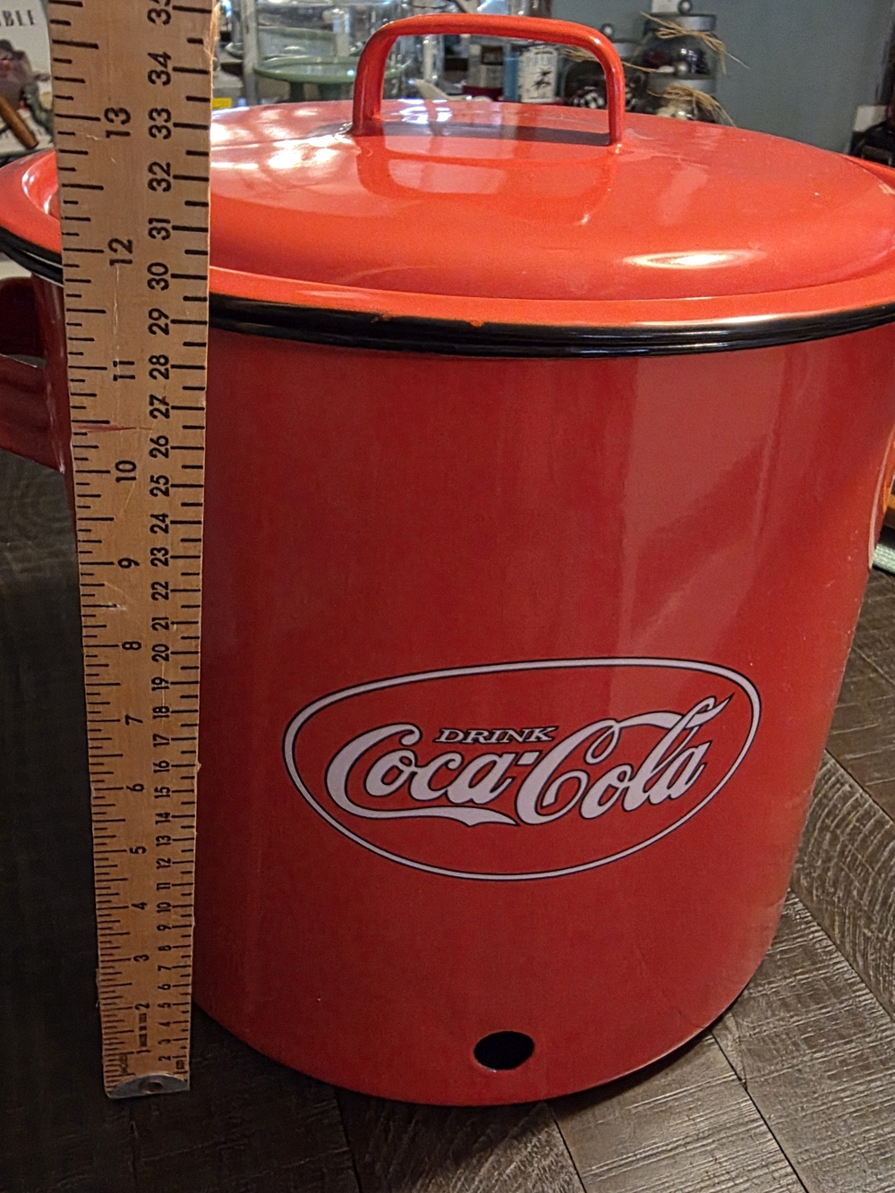 Coca Cola Red Vintage-Style Ice Bucket